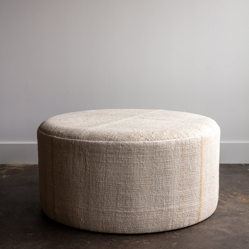 Upholstered Round Ottoman