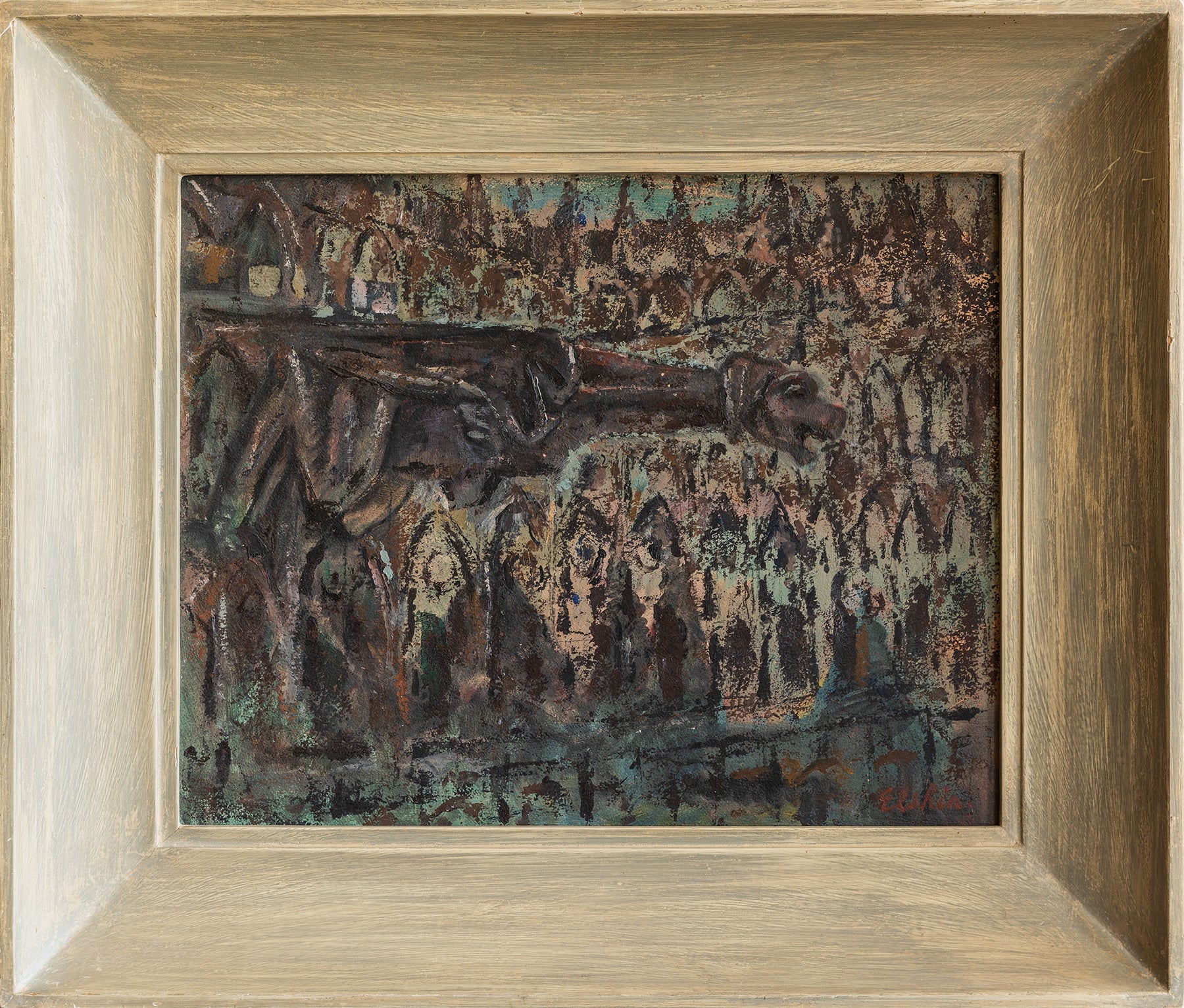 Jacob Elshin "Untitled" - 1957