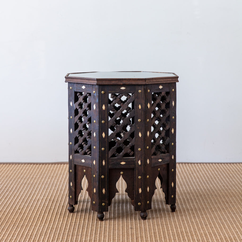 Moroccan octagonal side table