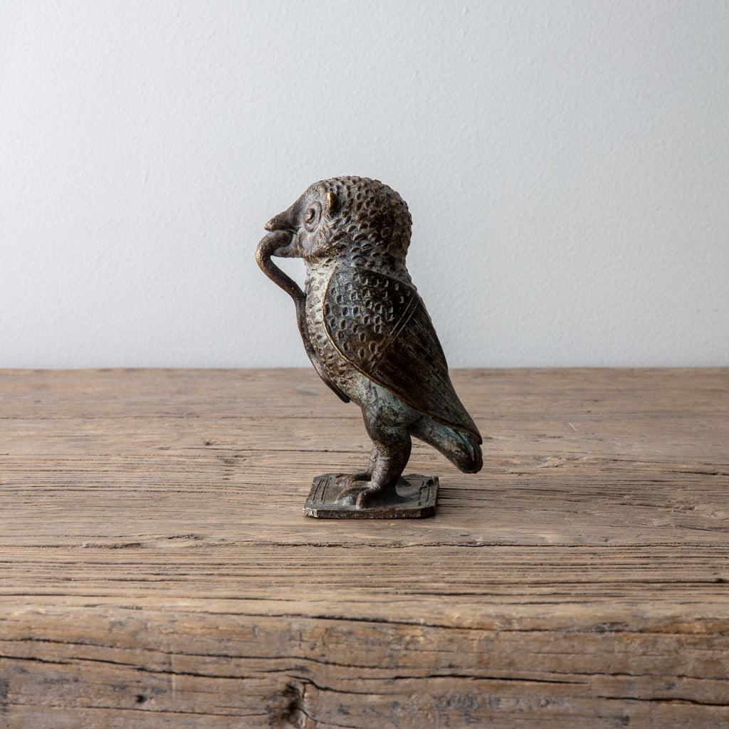 Goldweight Brass Owl