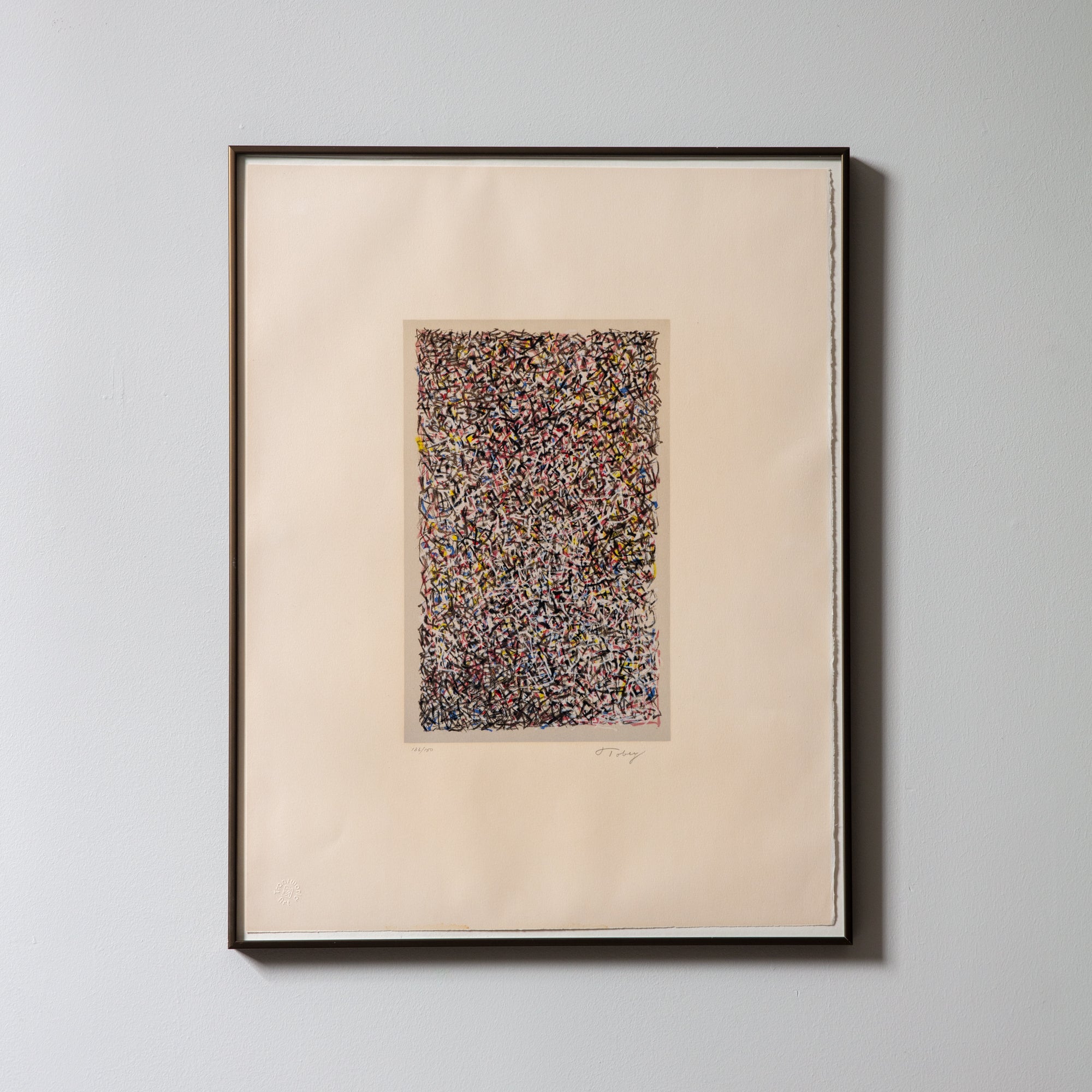 Mark Tobey, Stained Glass, 1974