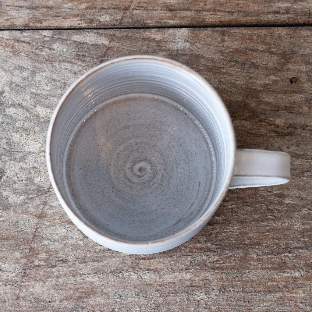 Tracie Hervy Ceramics - T112 White Mug
