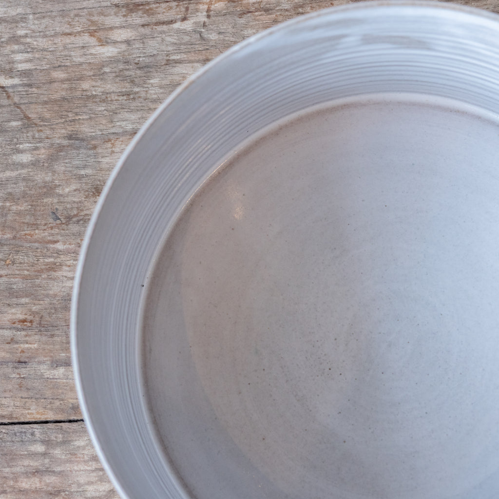 Tracie Hervy Ceramics - C21L White Cylinder Bowl