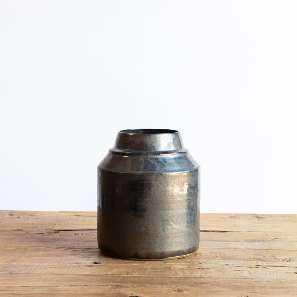 Tracie Hervy Ceramics -V1 Metallic Vase