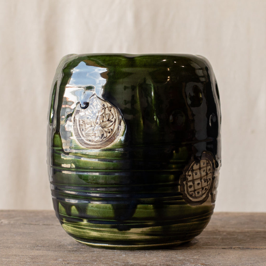 Japanese Oribe Vase