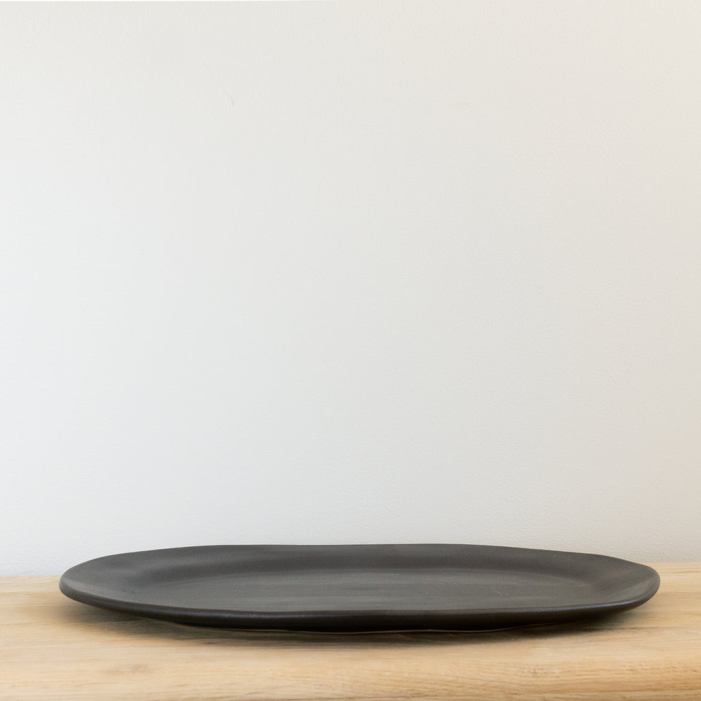 Alex Marshall 19" Large Oval Platter - Charcoal