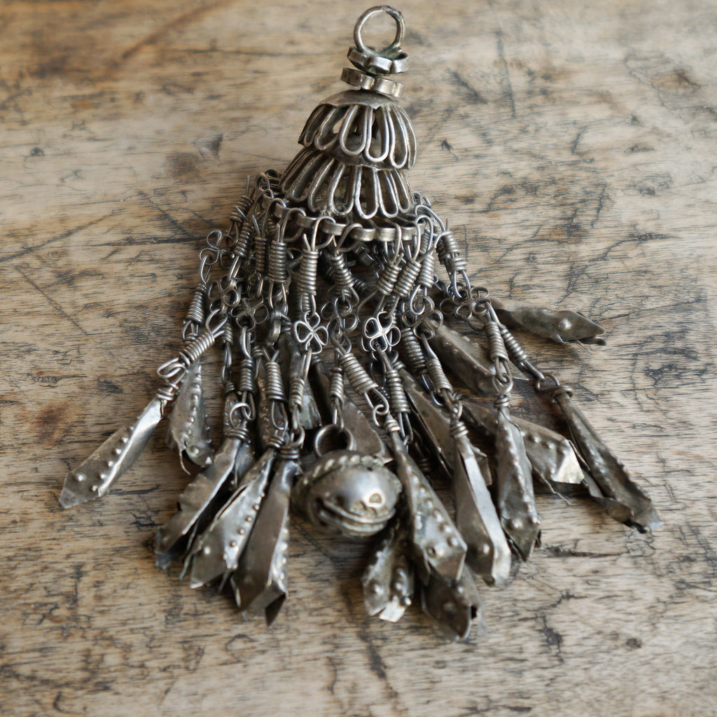 Vintage Tibetan Silver Pendant