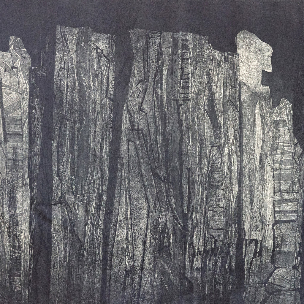 Gabor Peterdi "Cliffs" - 1961