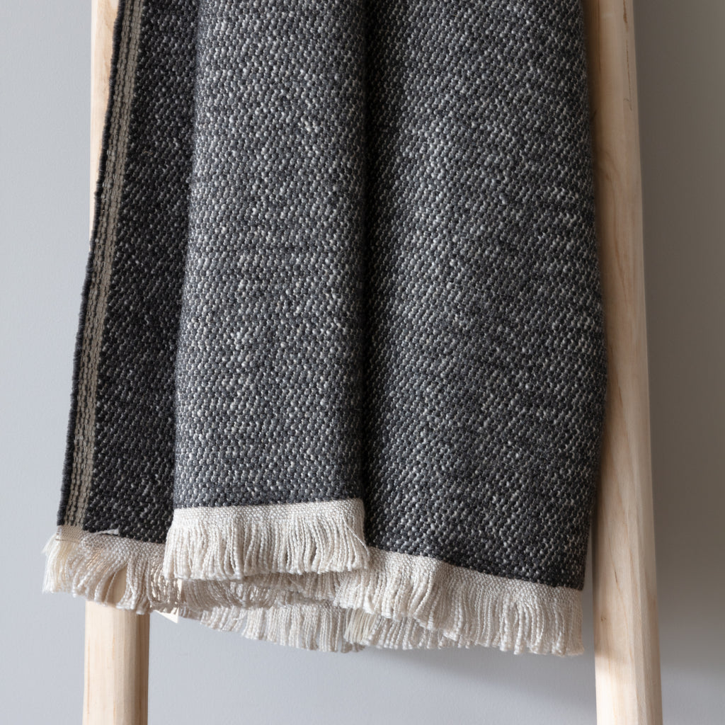 Wool Throw - Wang Charcoal 40% OFF