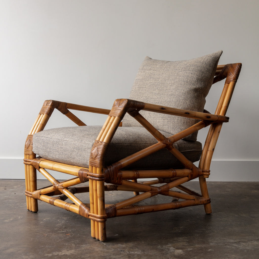 Vintage Bamboo Club Chairs