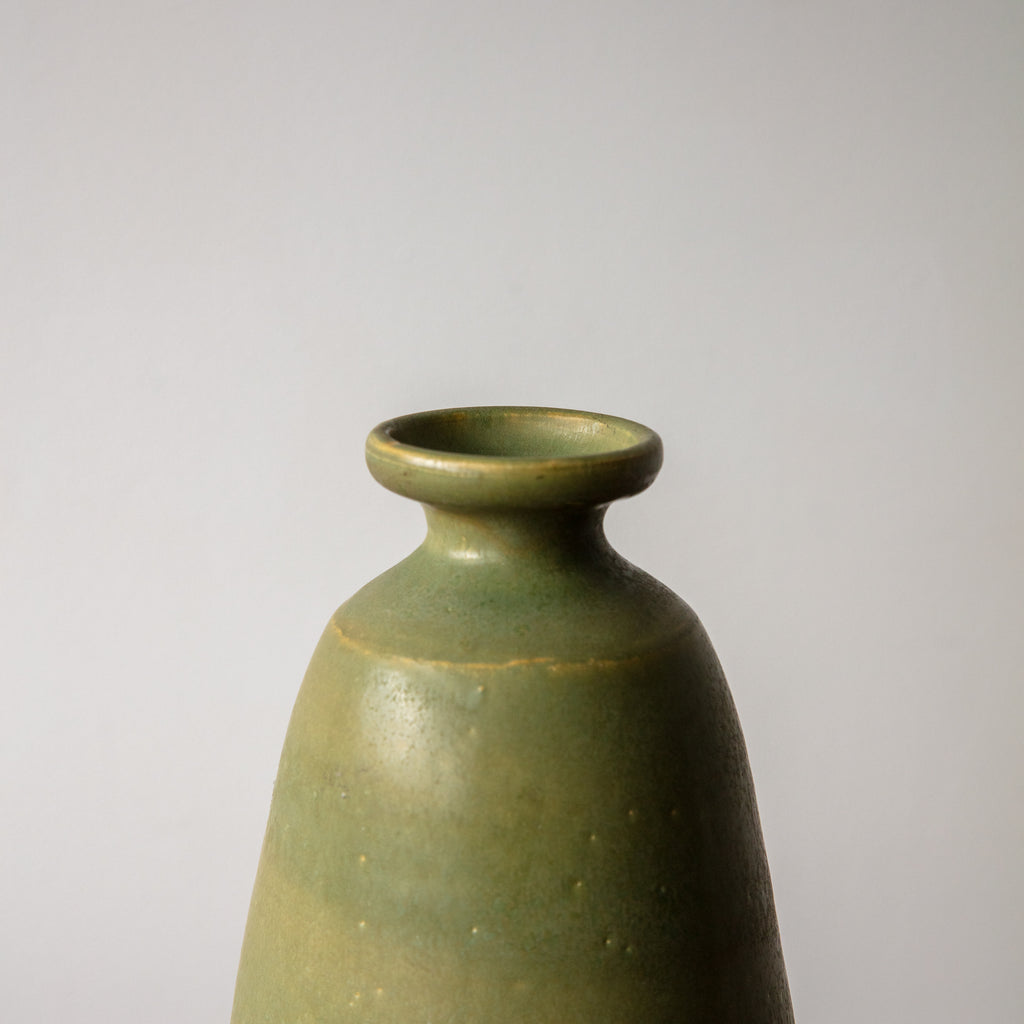 Midcentury Green Vase