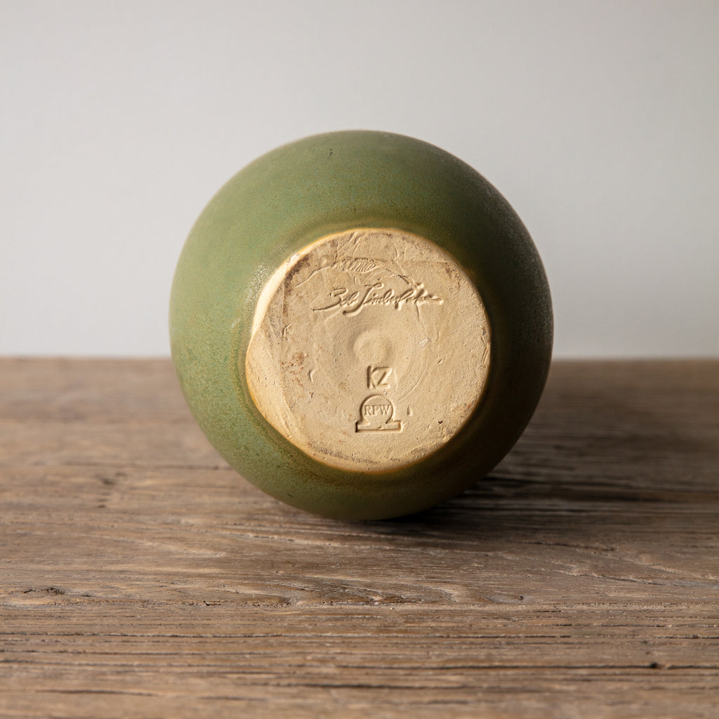 Midcentury Green Vase
