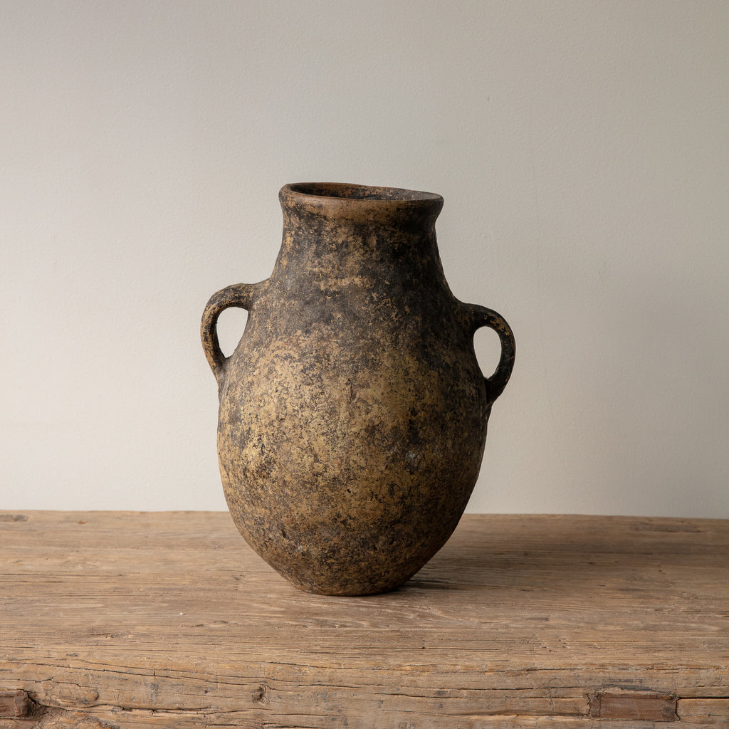 Rustic Urn with Handles