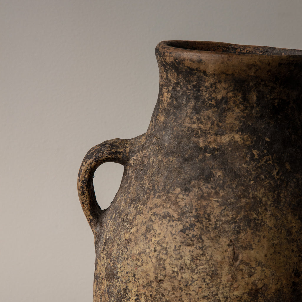 Rustic Urn with Handles