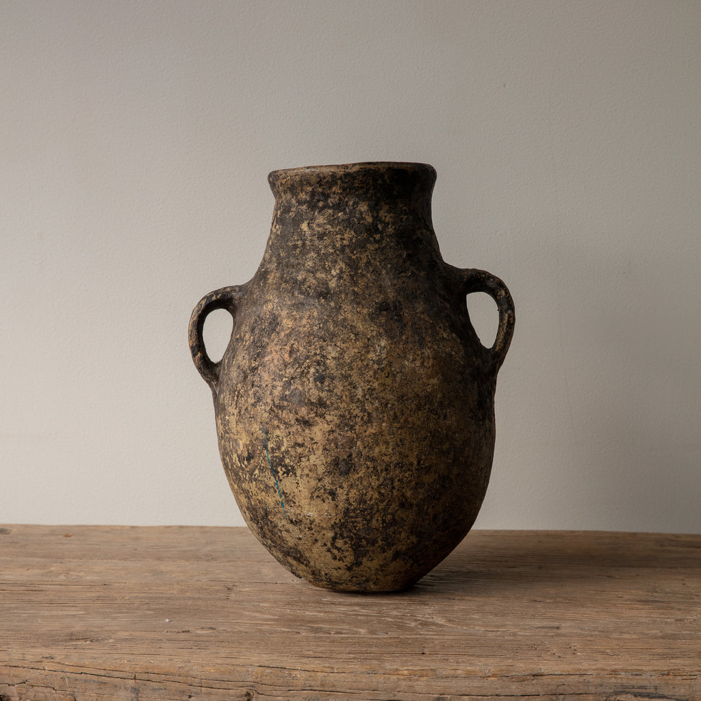 Rustic Urn with Handles