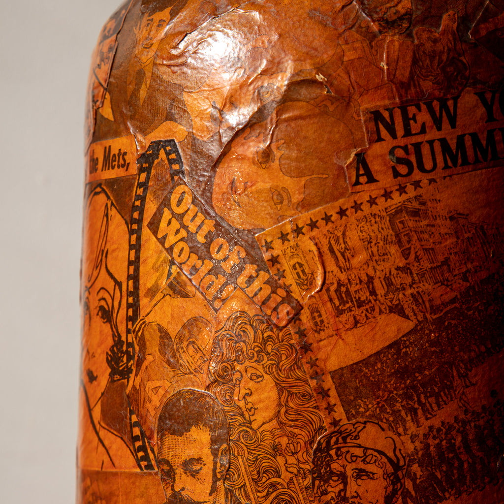 Collaged New York Vase