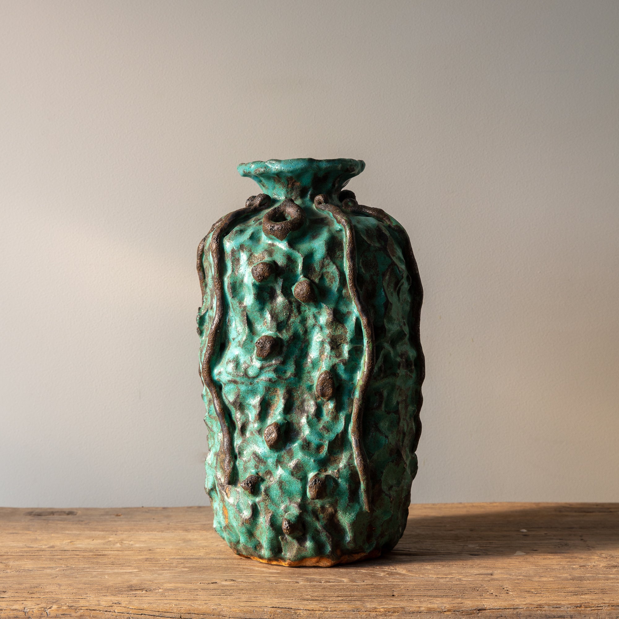 Vintage Studio Pottery, Green, Extra Large