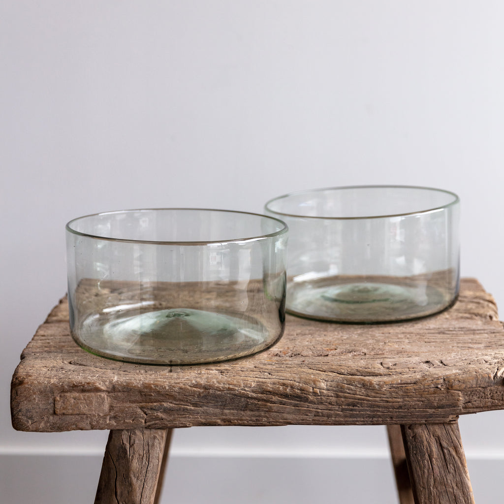 Glass Cylinder Bowl - Large