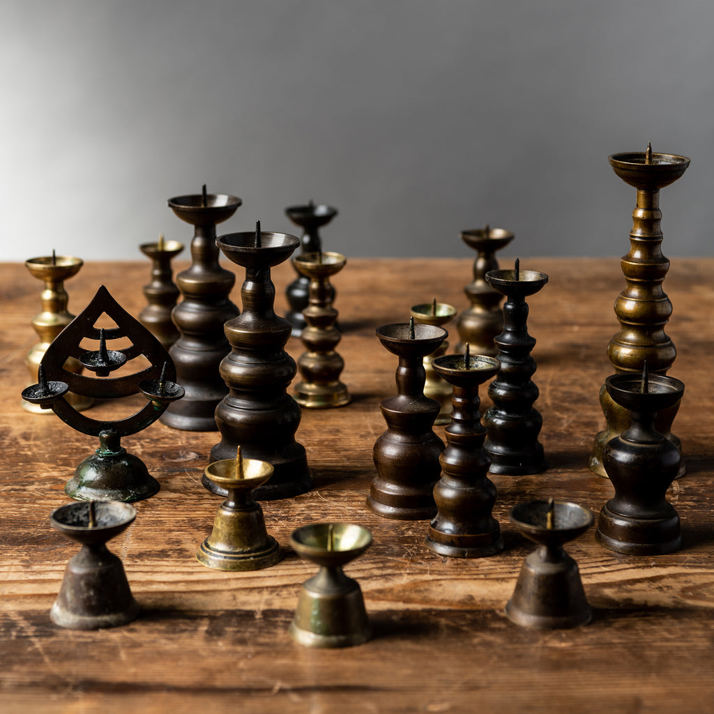 Brass Altar Candleholders